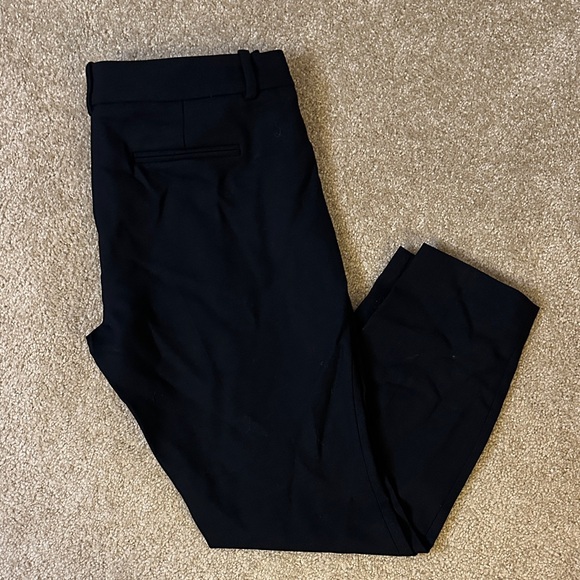 J. Crew Black Minnie Ankle Pants in Bi-Stretch  Wool - Picture 1 of 5
